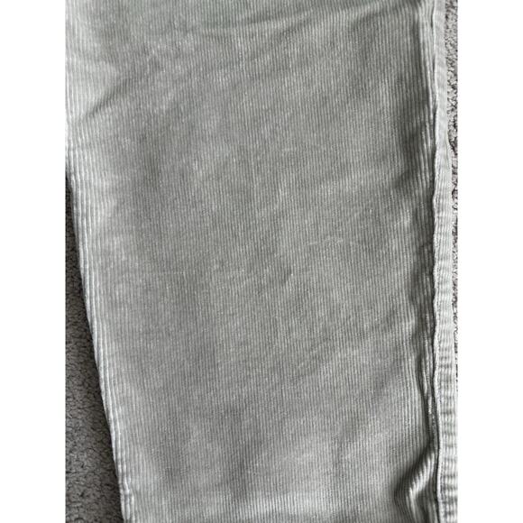 Talbots Petites Women's Stretch Cream Color Corduroy Flat Front Wide Leg 12P - Picture 4 of 6